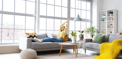 Большие окна в ЖК «Лесная сказка»